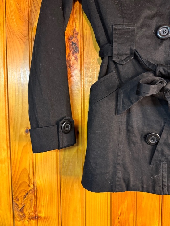 Willi Smith black jacket. Belt. Black. Size S - Picture 5 of 6